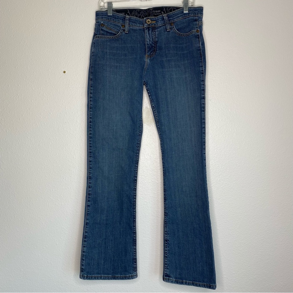 Wrangler Womens Jeans Q Baby No Gap Waist 7/8 X 32